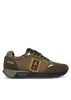 Aeronautica Militare Sneakersy 252SC0292UCT03331 Zielony ze sklepu MODIVO w kategorii Buty sportowe męskie - zdjęcie 185459364