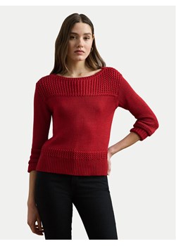 LAUREN RALPH LAUREN Sweter 200909317006 Czerwony Relaxed Fit ze sklepu MODIVO w kategorii Swetry damskie - zdjęcie 185459450