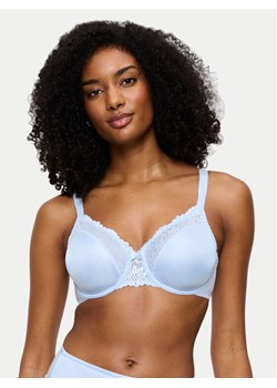 Triumph Biustonosz z fiszbiną Ladyform Soft W X 10166306 Błękitny ze sklepu MODIVO w kategorii Biustonosze - zdjęcie 185459454