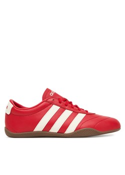 Sneakersy adidas Grand Court Lo JQ9691 Czerwony ze sklepu eobuwie.pl w kategorii Buty sportowe damskie - zdjęcie 185462261