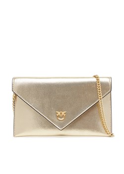 Torebka PINKO Flat Purse Mini AI 25-26 PCPL 105347 A2O9 Złoty - id: 8053177173987 - marki Pinko - 185462370 Torebka PINKO Flat Purse Mini AI 25-26 PCPL 105347 A2O9 Złoty ze sklepu eobuwie.pl w kategorii Kopertówki - zdjęcie 185462370