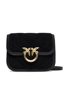 Torebka PINKO Love Box Bag Fl Mini AI 25-26 PLTT 104297 A2JH Czarny ze sklepu eobuwie.pl w kategorii Listonoszki - zdjęcie 185462422