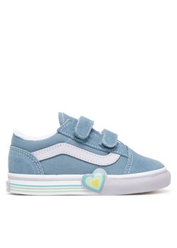 Tenisówki Vans Old Skool V Heart VN000D4SCFL1 Niebieski ze sklepu eobuwie.pl w kategorii Trampki dziecięce - zdjęcie 185462433