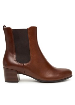 Botki ECCO Dress Classic 20992301014 Brązowy ze sklepu eobuwie.pl w kategorii Botki - zdjęcie 185462442