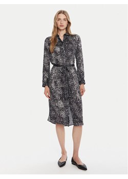 Calvin Klein Sukienka koszulowa LV044C060G Granatowy Regular Fit ze sklepu MODIVO w kategorii Sukienki - zdjęcie 185464153