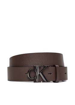 Calvin Klein Pasek Męski Ck Buckle 32Mm LV04D7022G Brązowy ze sklepu MODIVO w kategorii Paski męskie - zdjęcie 185464220