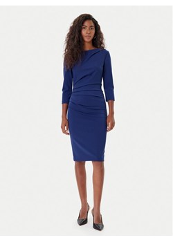 Rinascimento Sukienka koktajlowa CFC0126154003 Granatowy Slim Fit ze sklepu MODIVO w kategorii Sukienki - zdjęcie 185464234