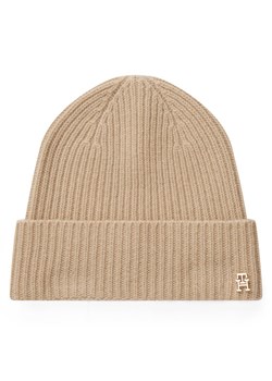 Tommy Hilfiger Czapka Th Cashmere AW0AW17772 Beżowy ze sklepu MODIVO w kategorii Czapki zimowe damskie - zdjęcie 185464264