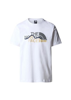 Koszulka męska The North Face Mountain Line 0A87NTFN41 - biała ze sklepu streetstyle24.pl w kategorii T-shirty męskie - zdjęcie 185465901