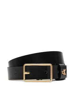 Pasek Damski Calvin Klein Square Buckle Ck Loop 25Mm LV04F7050G Czarny ze sklepu eobuwie.pl w kategorii Paski damskie - zdjęcie 185466181