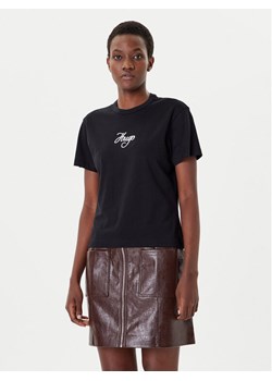 HUGO T-Shirt Destrel_3 50550117 Czarny Regular Fit ze sklepu MODIVO w kategorii Bluzki damskie - zdjęcie 185466322