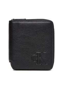 Calvin Klein Mały Portfel Męski Ck Zip Billfold LV04D1077G Czarny ze sklepu MODIVO w kategorii Portfele męskie - zdjęcie 185466352