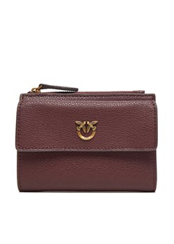 PINKO Duży Portfel Damski Compact Wallet AI 25-26 PCPL 103612 A29Q Bordowy ze sklepu MODIVO w kategorii Portfele damskie - zdjęcie 185466353