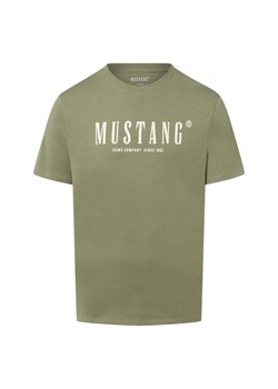 Mustang Koszulka męska - Austin Mężczyźni Bawełna trzcinowy nadruk ze sklepu vangraaf w kategorii T-shirty męskie - zdjęcie 185466780