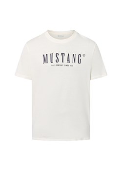 Mustang Koszulka męska - Austin Mężczyźni Bawełna écru nadruk ze sklepu vangraaf w kategorii T-shirty męskie - zdjęcie 185466781