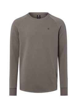 G-Star RAW Bluza męska - Jirgi Mężczyźni błotnisty jednolity ze sklepu vangraaf w kategorii Bluzy męskie - zdjęcie 185466794