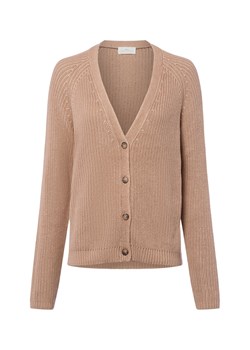 Fynch-Hatton Kardigan damski Kobiety Bawełna brązowy jednolity ze sklepu vangraaf w kategorii Swetry damskie - zdjęcie 185466801