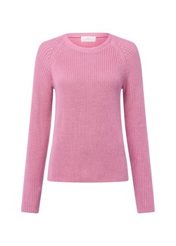 Fynch-Hatton Sweter damski z dzianiny Kobiety Bawełna malinowy jednolity ze sklepu vangraaf w kategorii Swetry damskie - zdjęcie 185466802