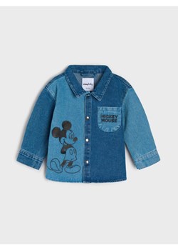 Sinsay - Kurtka jeansowa Mickey Mouse - niebieski - id: 968EO-55J - marki Sinsay - 185469082 Sinsay - Kurtka jeansowa Mickey Mouse - niebieski ze sklepu Sinsay w kategorii Kurtki chłopięce - zdjęcie 185469082