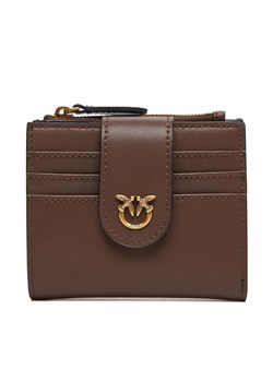 Mały Portfel Damski PINKO Multi Purpose Wallet AI 25-26 PCPL 103610 A0F1 Brązowy ze sklepu eobuwie.pl w kategorii Portfele damskie - zdjęcie 185469304