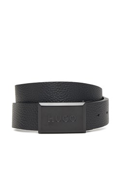 Pasek Męski HUGO 50555040 Czarny ze sklepu eobuwie.pl w kategorii Paski męskie - zdjęcie 185469320