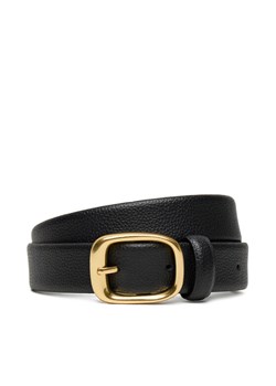 Calvin Klein Pasek Damski Chuncky Bukle Caviar LV04F7023G Czarny ze sklepu MODIVO w kategorii Paski damskie - zdjęcie 185469571
