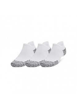Skarpetki do biegania uniseks (3-pack) Under Armour UA Ad Run Cushion 3pk Ns - białe ze sklepu Sportstylestory.com w kategorii Skarpetki męskie - zdjęcie 185470401