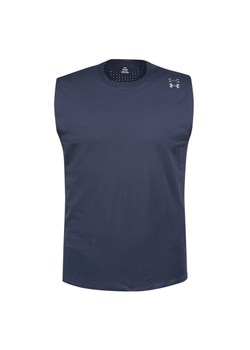 Męski top treningowy Under Armour UA Halo Vent SL - granatowy ze sklepu Sportstylestory.com w kategorii T-shirty męskie - zdjęcie 185470501