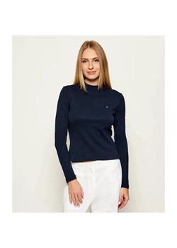 Tommy Hilfiger Półgolf | Slim Fit - id: TH255W000256F71 - marki Tommy Hilfiger - 185470643 Tommy Hilfiger Półgolf | Slim Fit ze sklepu Gomez Fashion Store w kategorii Bluzki damskie - zdjęcie 185470643
