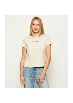 Tommy Hilfiger T-shirt | Regular Fit ze sklepu Gomez Fashion Store w kategorii Bluzki damskie - zdjęcie 185470652