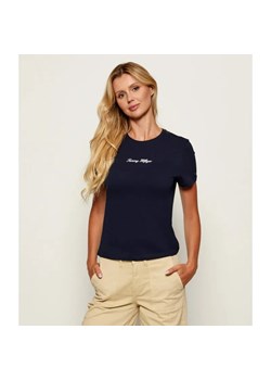 Tommy Hilfiger T-shirt | Regular Fit - id: TH255W000260F71 - marki Tommy Hilfiger - 185470654 Tommy Hilfiger T-shirt | Regular Fit ze sklepu Gomez Fashion Store w kategorii Bluzki damskie - zdjęcie 185470654