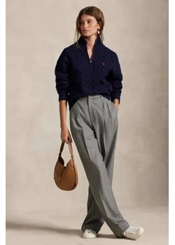 POLO RALPH LAUREN Wełniany półgolf | Relaxed fit | z dodatkiem kaszmiru ze sklepu Gomez Fashion Store w kategorii Koszule damskie - zdjęcie 185471693