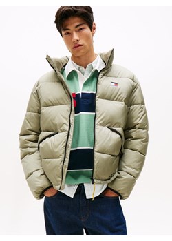 Tommy Jeans Pikowana kurtka męska Mężczyźni trzcinowy jednolity ze sklepu vangraaf w kategorii Kurtki męskie - zdjęcie 185472634