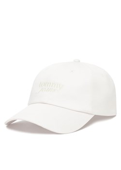Czapka z daszkiem Tommy Jeans Script AW0AW17815 Biały ze sklepu eobuwie.pl w kategorii Czapki z daszkiem damskie - zdjęcie 185472953