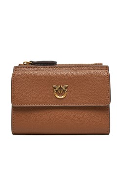 PINKO Duży Portfel Damski Compact Wallet AI 25-26 PCPL 103612 A29Q Brązowy ze sklepu MODIVO w kategorii Portfele damskie - zdjęcie 185473450