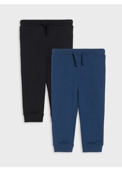 Sinsay - Spodnie dresowe 2 pack - granatowy ze sklepu Sinsay w kategorii Odzież dla niemowląt - zdjęcie 185478991