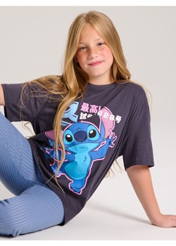 Sinsay - Koszulka Stitch - szary - id: 072FA-86X - marki Sinsay - 185478992 Sinsay - Koszulka Stitch - szary ze sklepu Sinsay w kategorii T-shirty chłopięce - zdjęcie 185478992