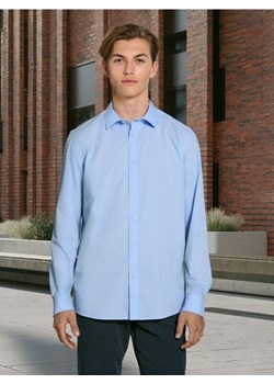 Sinsay - Koszula slim fit - błękitny ze sklepu Sinsay w kategorii Koszule męskie - zdjęcie 185479014