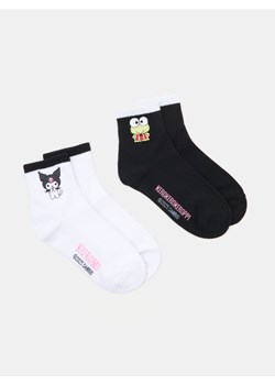 Sinsay - Skarpetki 2 pack Hello Kitty - wielobarwny ze sklepu Sinsay w kategorii Skarpetki damskie - zdjęcie 185479211