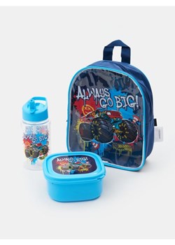 Sinsay - Zestaw: plecak, lunchbox oraz butelka Hot Wheels - wielobarwny ze sklepu Sinsay w kategorii Dom - zdjęcie 185479272