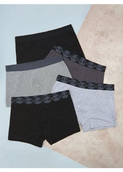 Sinsay - Bokserki Classic 5 pack - szary ze sklepu Sinsay w kategorii Majtki męskie - zdjęcie 185479280