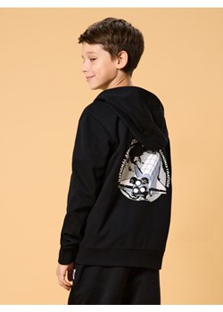 Sinsay - Bluza z nadrukiem na plecach NASA - czarny ze sklepu Sinsay w kategorii Bluzy chłopięce - zdjęcie 185479304