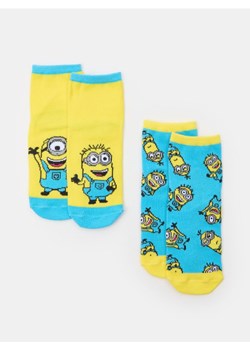 Sinsay - Skarpetki 2 pack Minions - wielobarwny ze sklepu Sinsay w kategorii Skarpetki dziecięce - zdjęcie 185479433