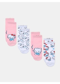 Sinsay - Skarpetki 4 pack Hello Kitty - wielobarwny ze sklepu Sinsay w kategorii Skarpetki dziecięce - zdjęcie 185479581