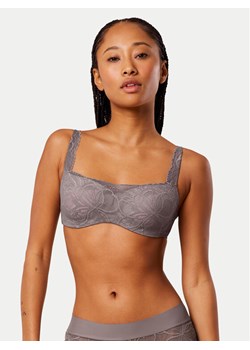 Triumph Biustonosz z fiszbiną Illusion 10219845 Szary ze sklepu MODIVO w kategorii Biustonosze - zdjęcie 185480432