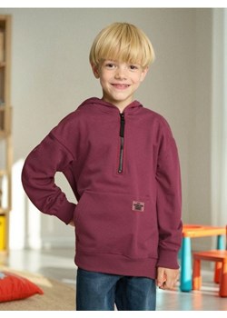 Sinsay - Bluza hoodie z zapięciem na zamek - czerwony ze sklepu Sinsay w kategorii Bluzy chłopięce - zdjęcie 185482461