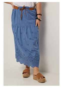 Curvy Lady Spódnica w kolorze niebieskim ze sklepu Limango Polska w kategorii Spódnice - zdjęcie 185483631