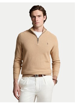 Polo Ralph Lauren Sweter 710932304500 Beżowy Regular Fit ze sklepu MODIVO w kategorii Swetry męskie - zdjęcie 185483951