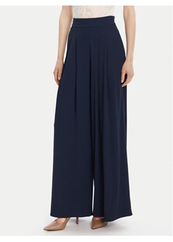 Rinascimento Spodnie palazzo CFC0125495003 Granatowy Wide Leg ze sklepu MODIVO w kategorii Spodnie damskie - zdjęcie 185483960