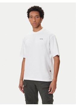 G-Star Raw T-Shirt Base D26817-D593 Biały Boxy Fit ze sklepu MODIVO w kategorii T-shirty męskie - zdjęcie 185483992
